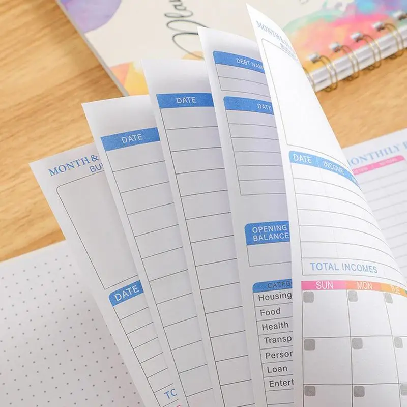 Дневник расписания 2025 бюджетный спиральный журнал блокнот инструмент для