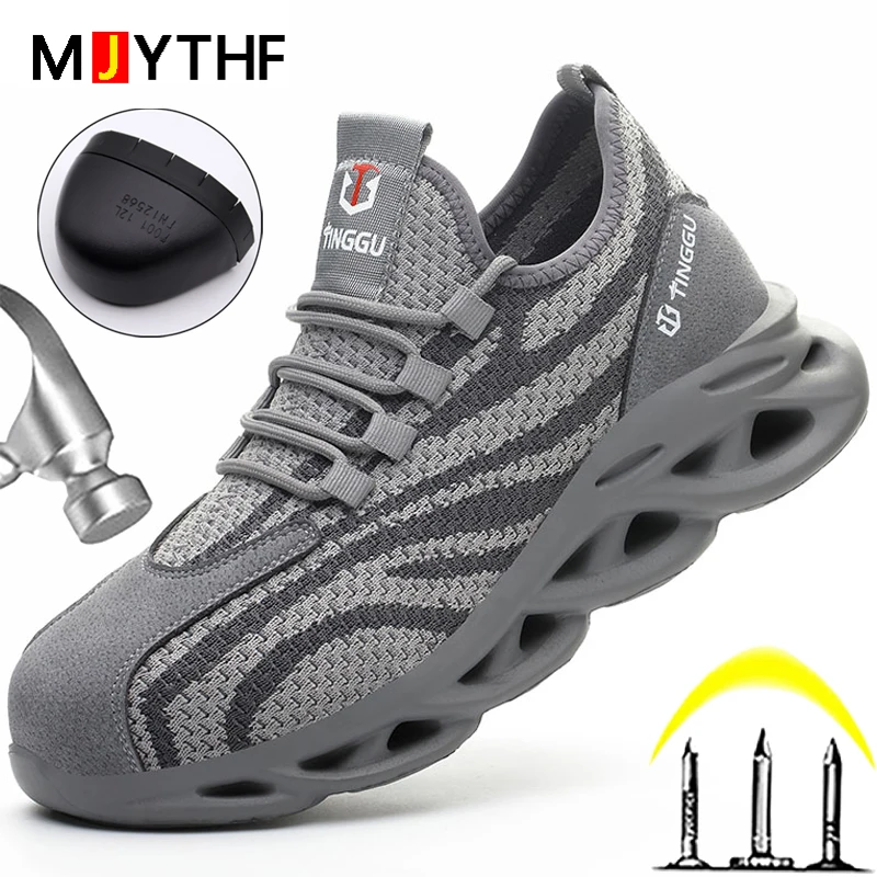 Safety Shoes Men Breathable 