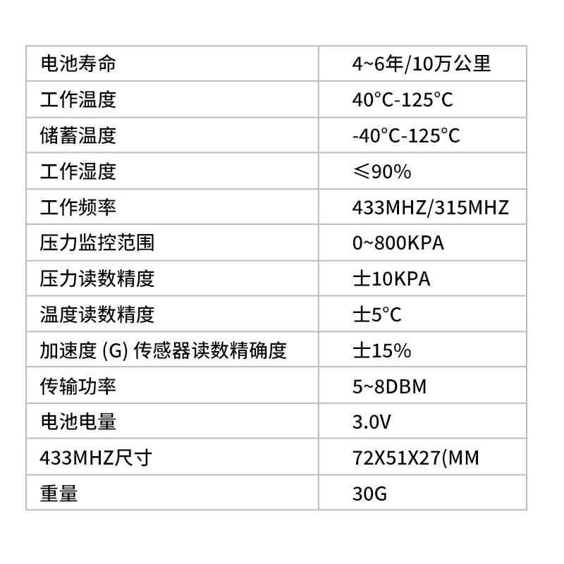 Yuanzheng датчик давления в шинах 315/433 МГц два одном программируемый универсальный