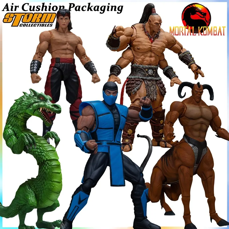 Фото Фигурки Storm Toys: Оригинальные персонажи серии Mortal Kombat - Fire Dragon, Sub-Zero, Motaro, Lu Kang, Goro. Коллекционные модели для файтинг-игр, масштаб 1/12. №1