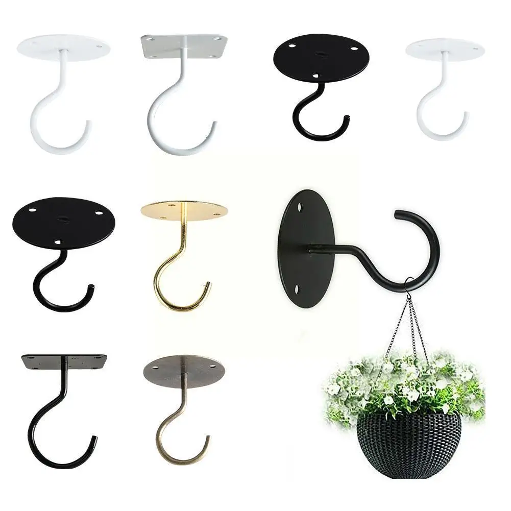 

Хит продаж, потолочные крючки для подвешивания растений, металлические тяжелые настенные вешалки для планшетов, в том числе профессиональн...