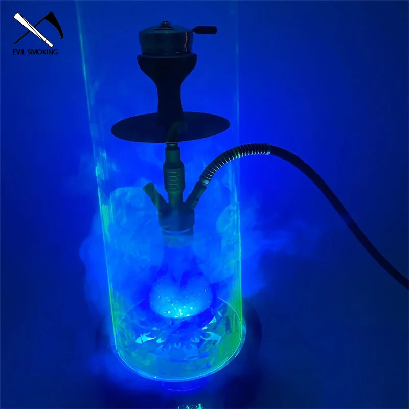 

EVIL SMOKING New Arab Hookah Light Base Colorful Laser Gravity Shisha Lamp Disc for Various Models Chicha Cachimbas Accessories