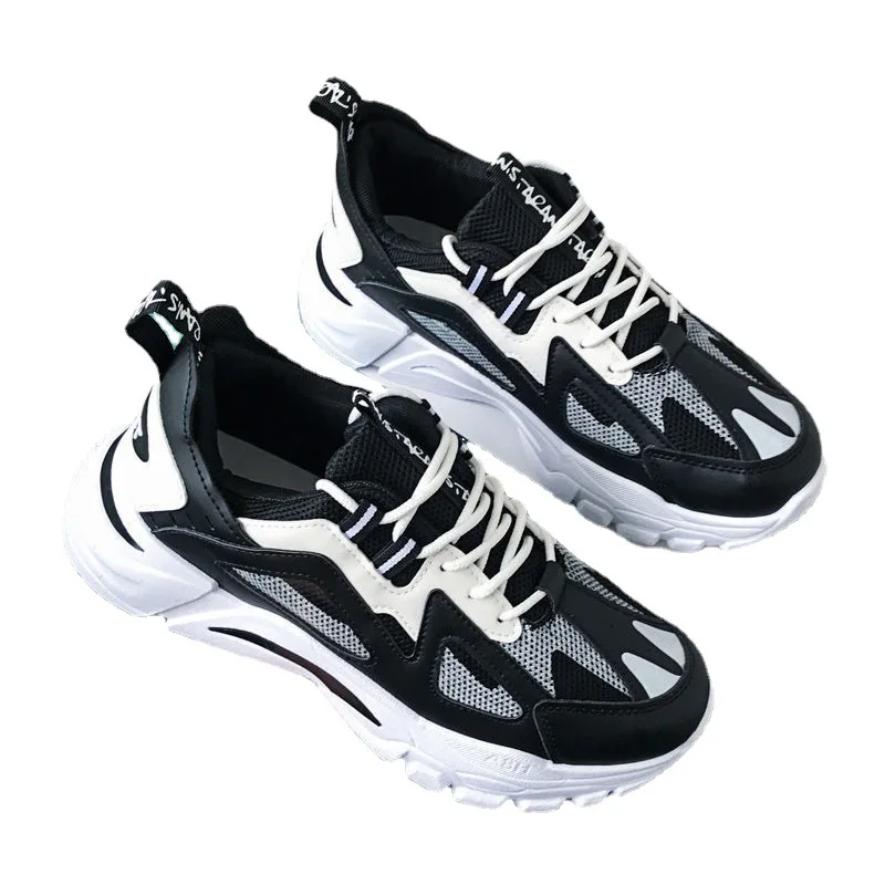 

Кроссовки Mizuno Мужские дышащие, Уличная обувь, черные/белые, Размеры ЕС 39-44