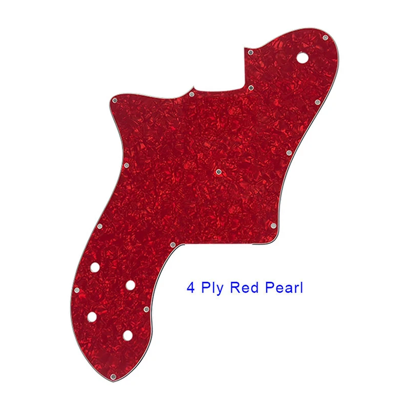 Feiman Custom Guitar Parts For Left Hand US FD 72Tele Deluxe Reissue Pickguard Without Pickup Replacement Multiple Colors