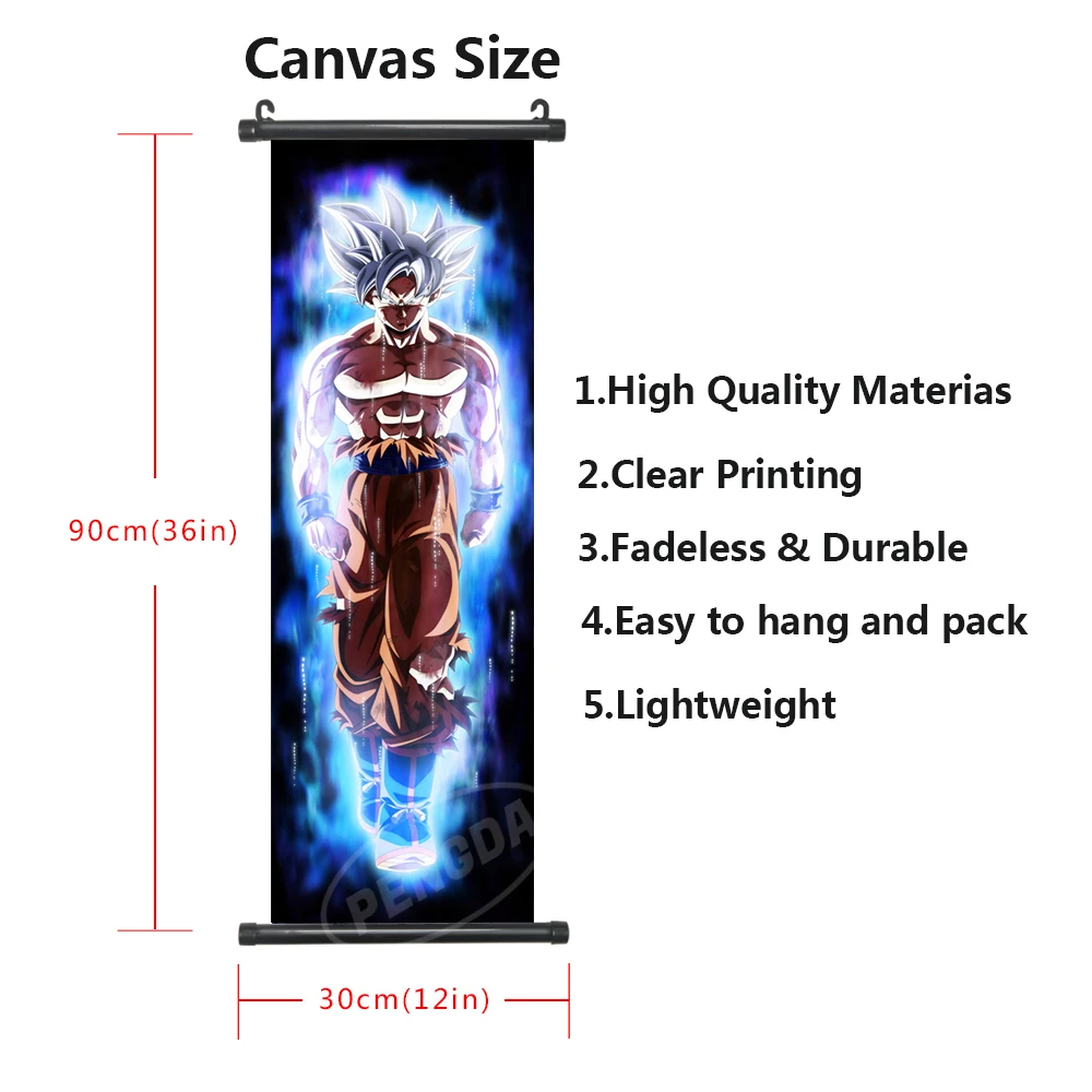 Настенная картина из японского классического аниме Драконий жемчуг | Дом и сад