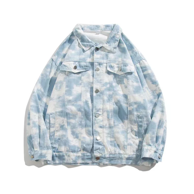 

Джинсовая куртка NIGO с разбитым подолом на пуговицах NGVP # nigo5939