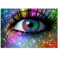 5d diy diamond painting colorful eyes crystal rhinestone diamond embroidery paintings pictures for living room wall art