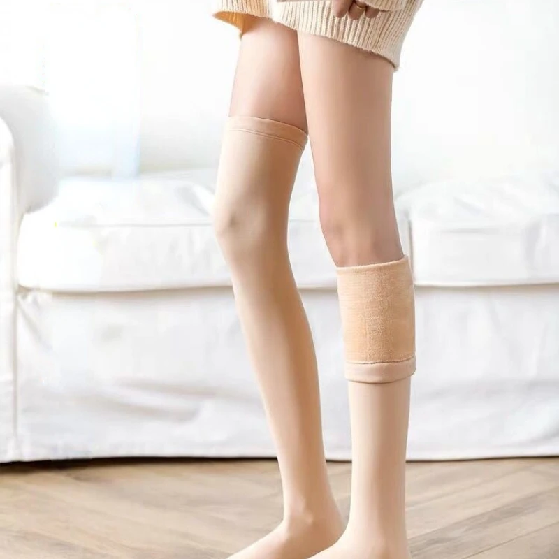 Women's autumn winter thickened lengthened socks thigh high  high knee socks  woman socks girl socks over knee socks long socks