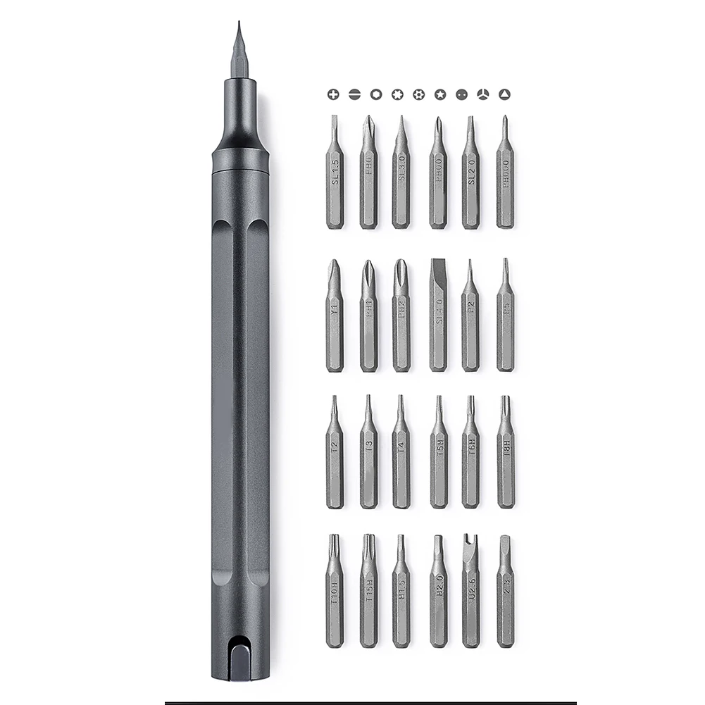 

Pen Screwdriver Kits Aluminum Alloy Magnetic Multi-Bits Repair Tool Set