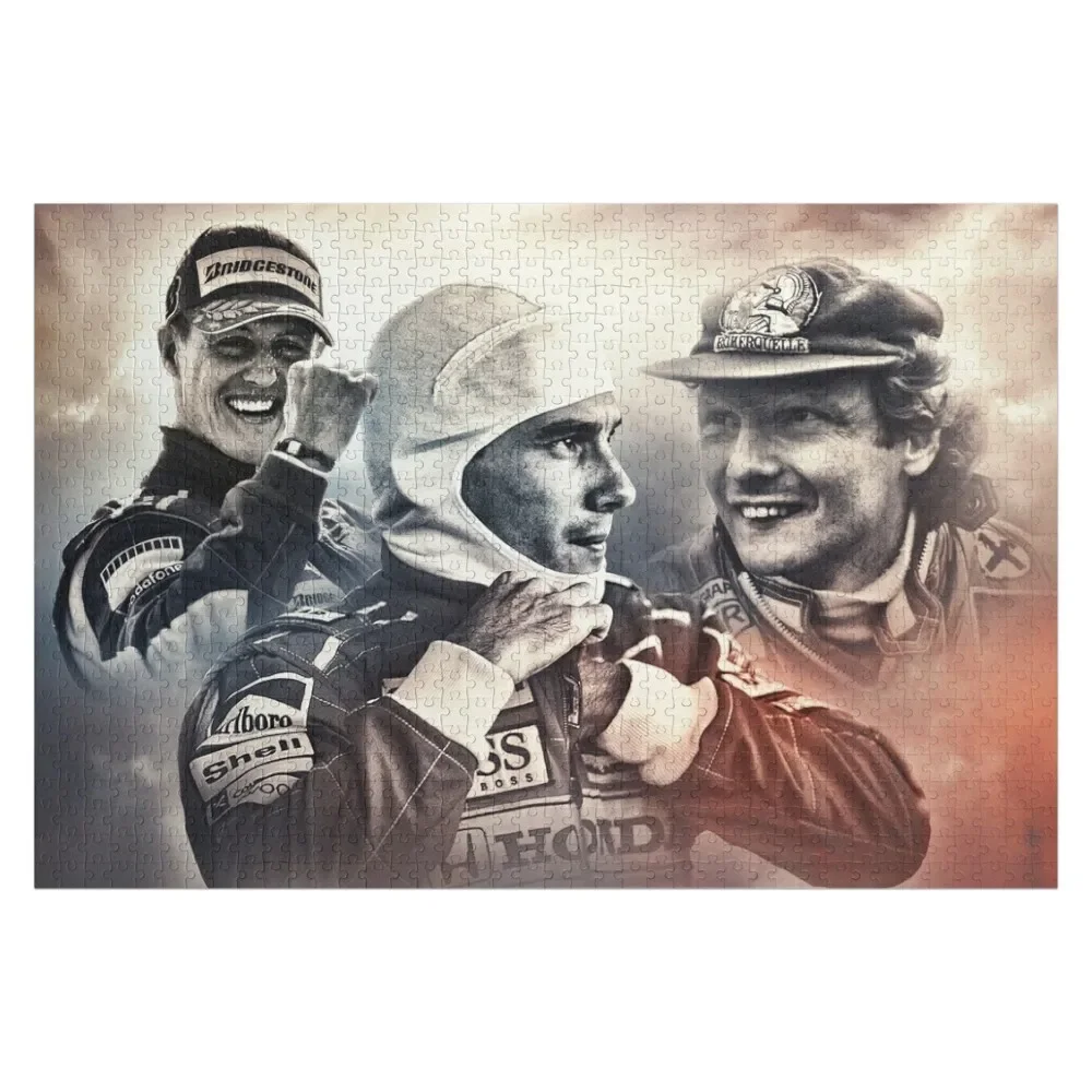 Обои Айртон Сенна легенда Головоломка Имя Деревянная игрушка Фото на заказ