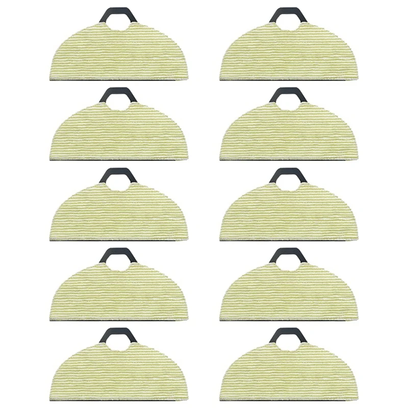 

10Pcs For Shark RV2001WD Robot Vacuum Cleaner Microfiber Mop Cloth Cleaning Cloth Replacement Use Quality Parts