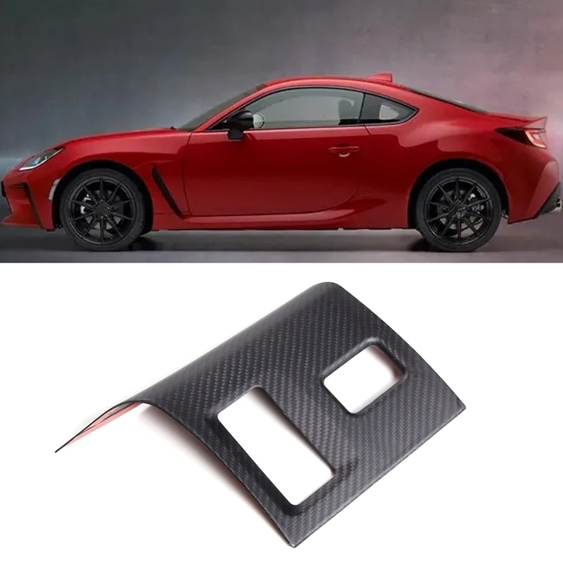 

Car Real Carbon Fiber Seat Heating Adjustment Frame Trim For Subaru BRZ Toyota 86 2022