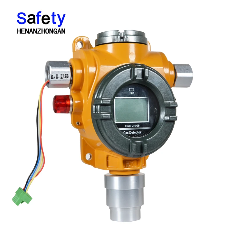 

H2 CO O2 CH4 4 in 1 fixed point-type gas detector , gas security system