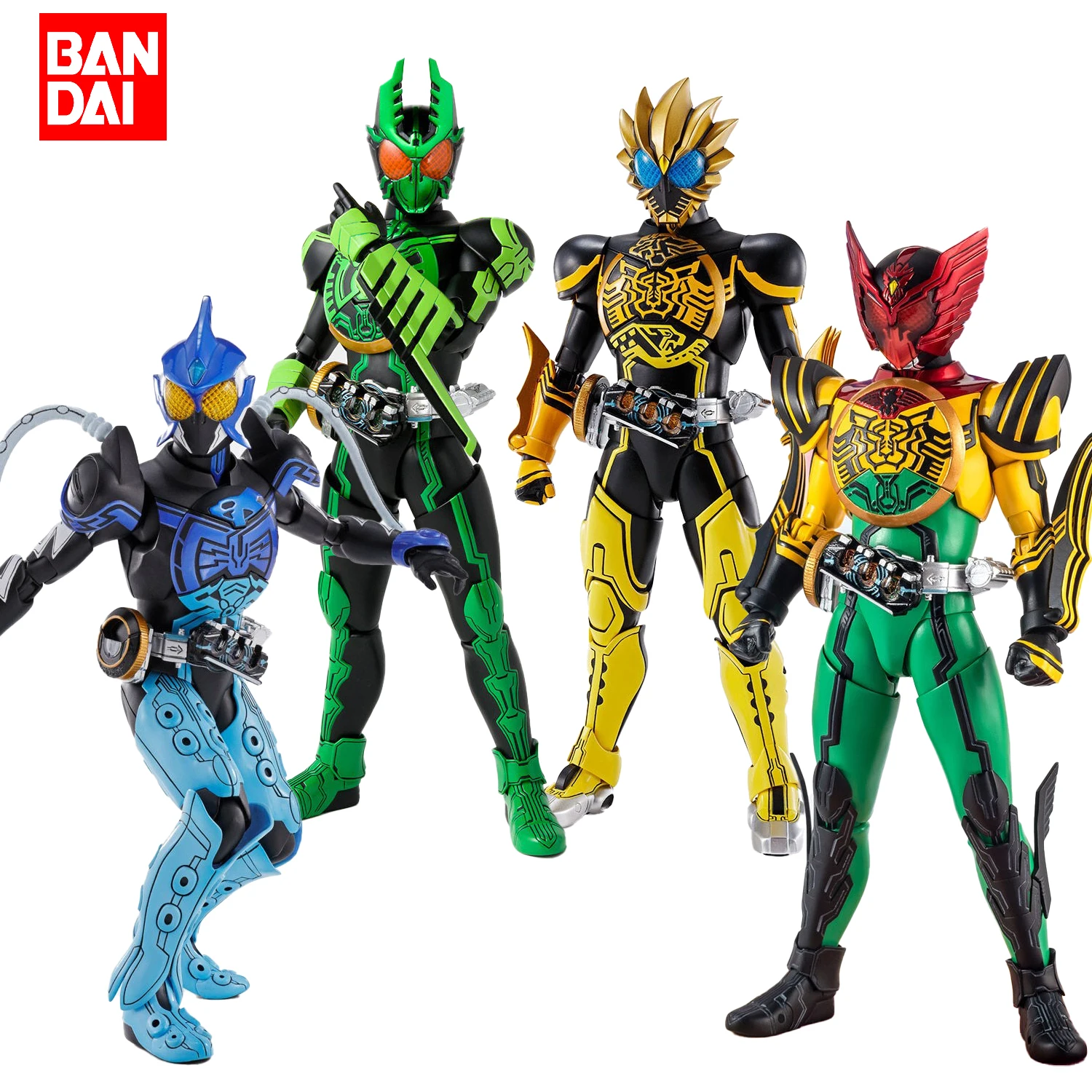 

Оригинальная модель 100% BANDAI S.H. Фигуртс Shf KAMEN RIDER OOO GATAKIRIBA COMBO SUPER TATOBA COMBO RATORATA COMBO SHAUTA COMBO