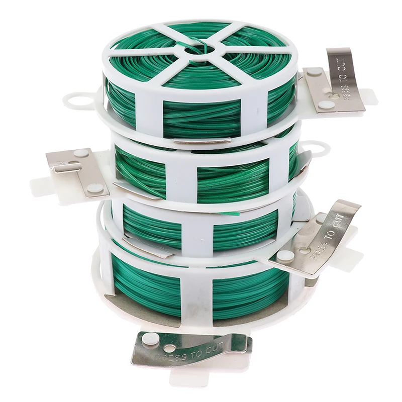 1 шт. рулонная проволока для растений фиксированная веревка садовая заводная