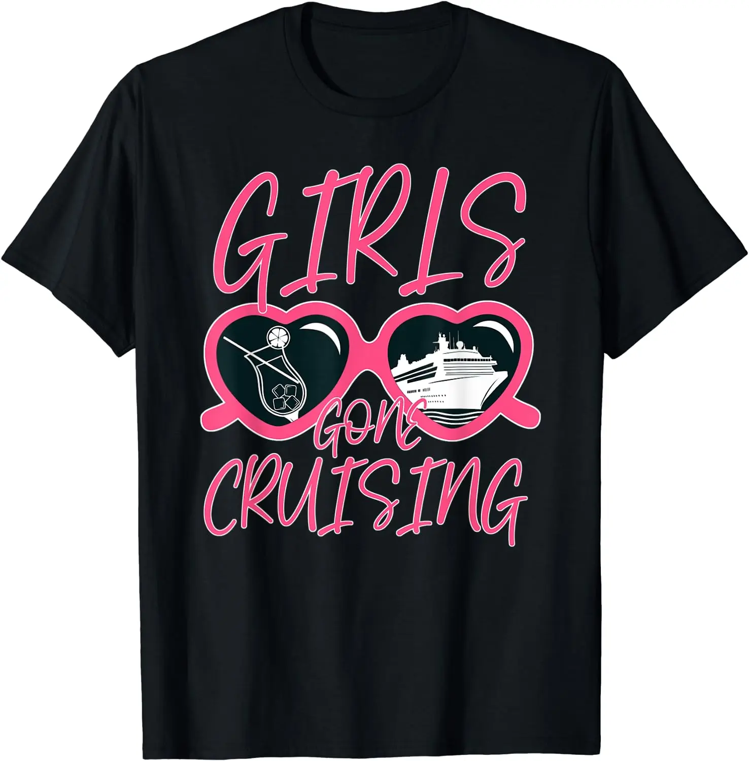 

Girls Gone Cruising 2023 Matching Women Cruise Squad T-Shirt Cotton Casual Daily Four Seasons Streetwear T Shirts for Women