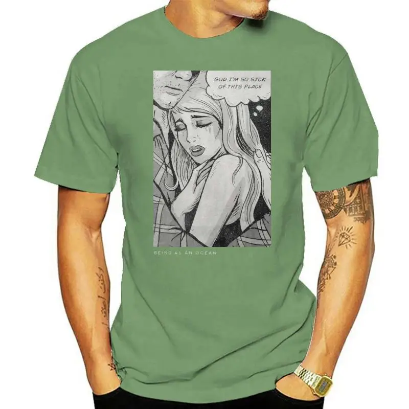 

Being As An Ocean Men Comic Girl T Shirt Black