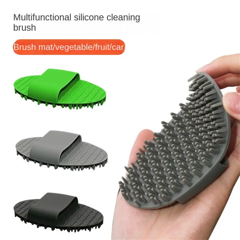 

New Drain Pad Brush Set Reusable Silicone Dishwashing Brush Cleaning Brush Brush Pot Brush