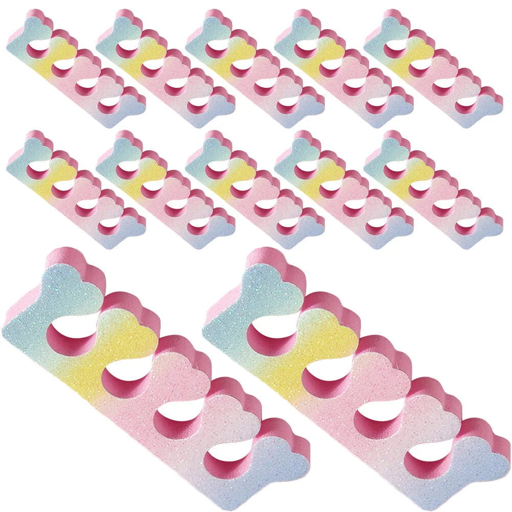 

30 Pcs Finger Cotton Creative Toe Separator Toes Foot Dividers Delicate Separators Eva Heart