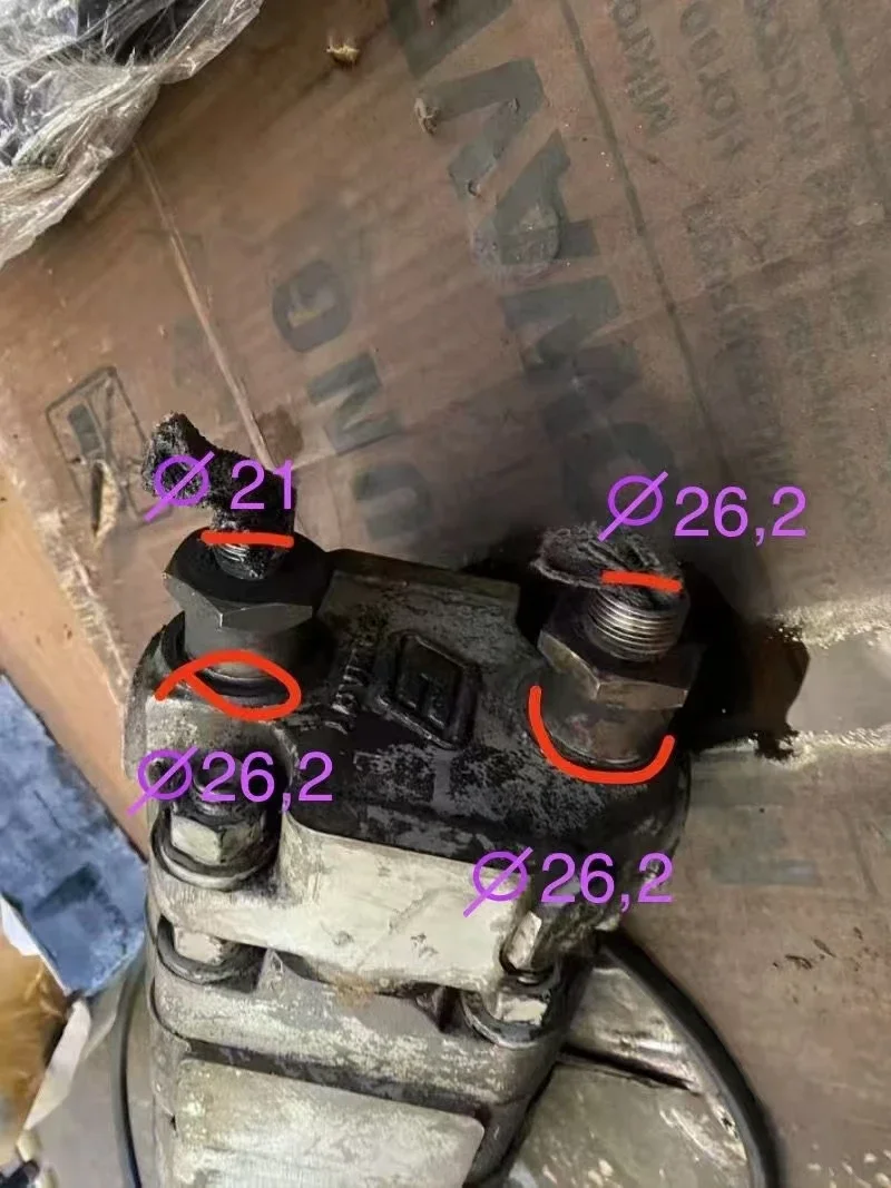 3-ступенчатый гидравлический насос Tadano Crane GPPI Uchida Шестеренчатый