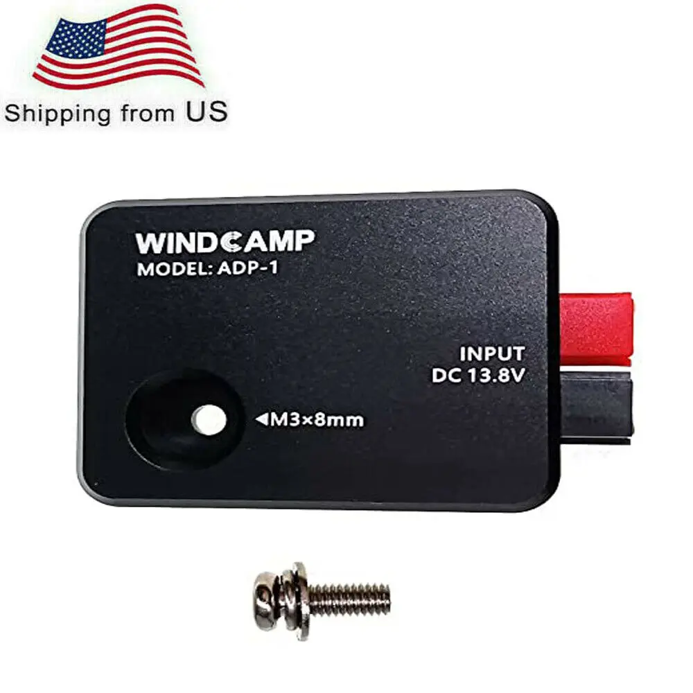 WINDCAMP Anderson Power Adapter Power Connector to DC Plug for FT-817 FT-817ND FT-818 FT-818ND 2-Way Radio