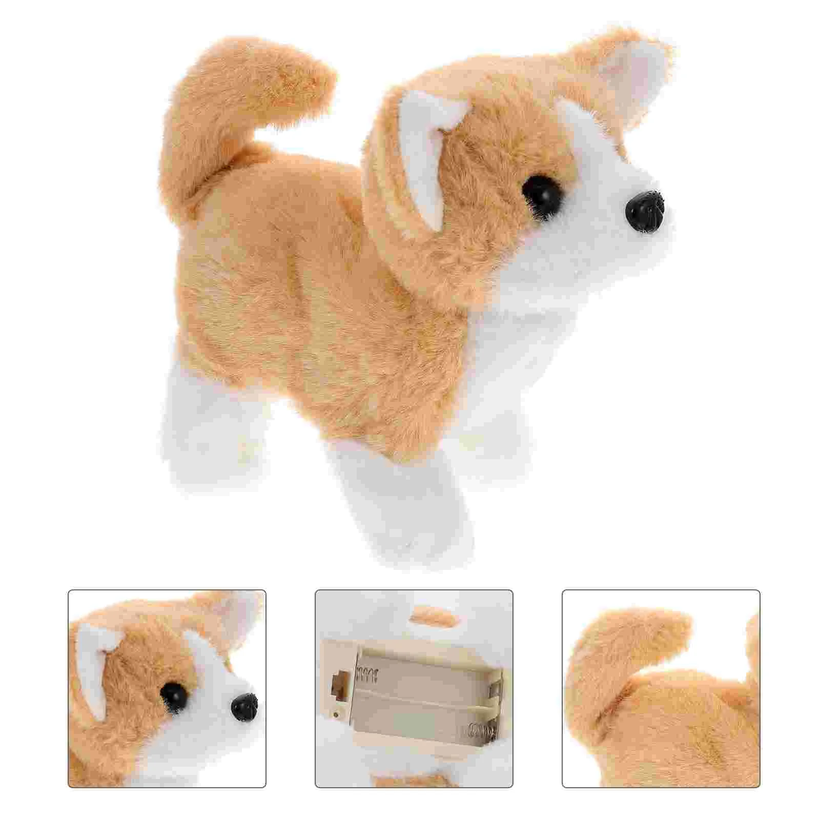 

Модель собаки, забавная собака, Детская плюшевая прогулочная собака, игрушка