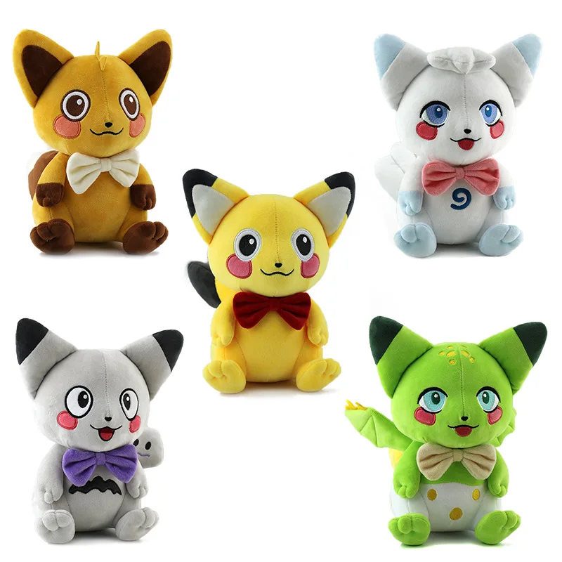 

23cm Pikachu Anime Plush Pokmon, Charmander, Squirtle, Pikachu, Bulbasaur, Children's Gift Dolls