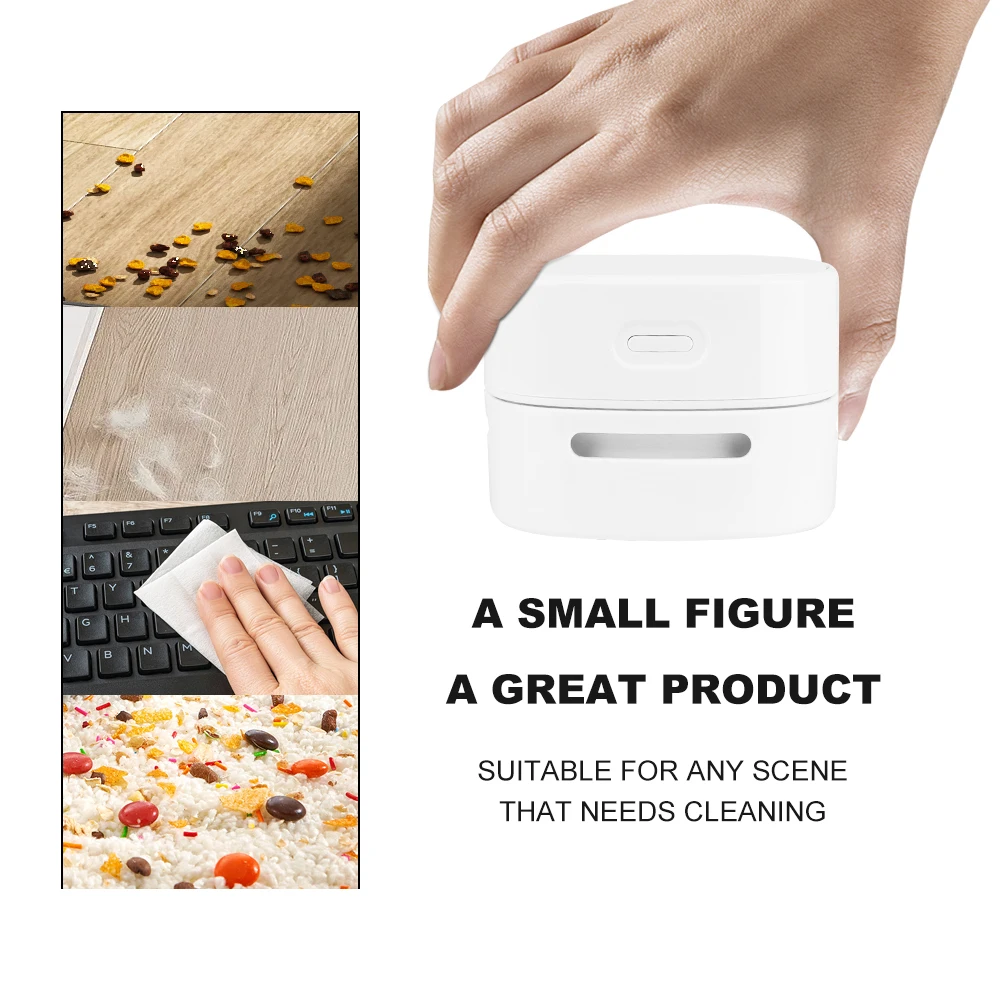 Автомобильный мини-пылесос для дома и офиса переносной Настольный пылесос с