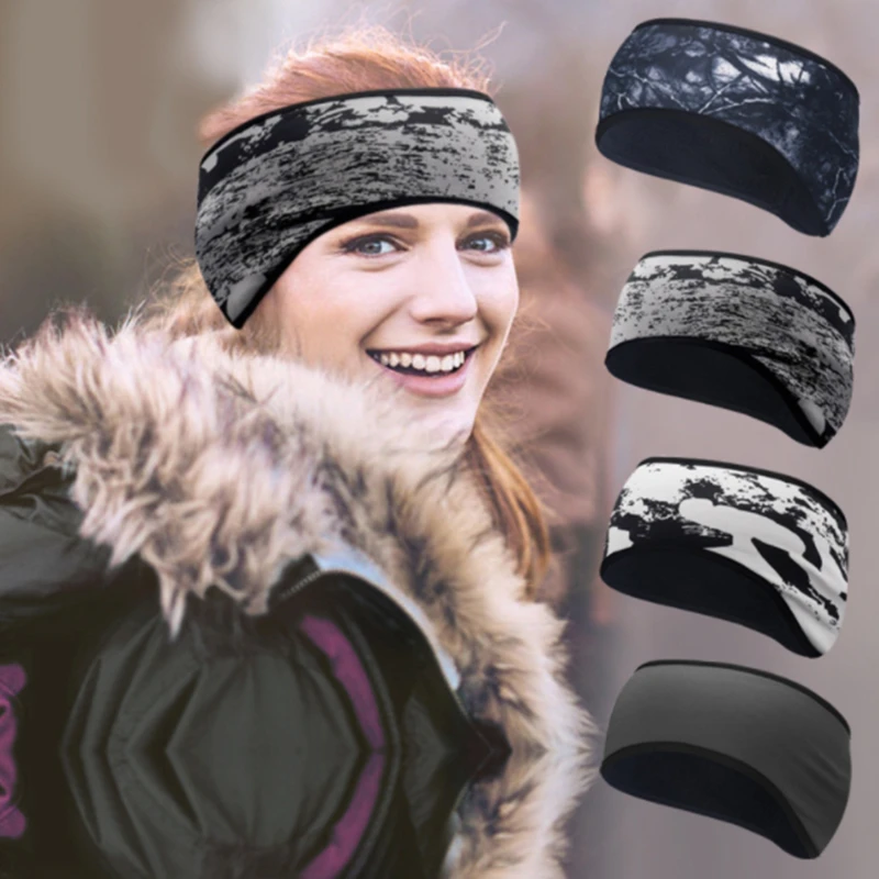 

1Pc Winter Sweatband Ear Warmer Women Girls Fleece Ear Cover Hair Bands Running Cycling Skiing Outdoor Sports Yoga Headscarf