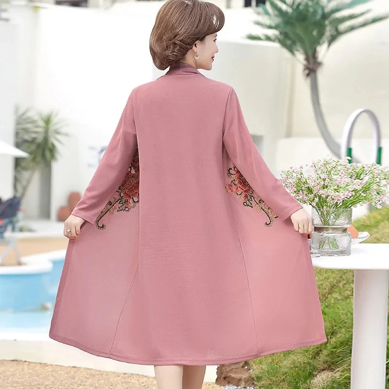 Женское платье костюм из двух предметов весна-осень благородное элегантное Cheongsam