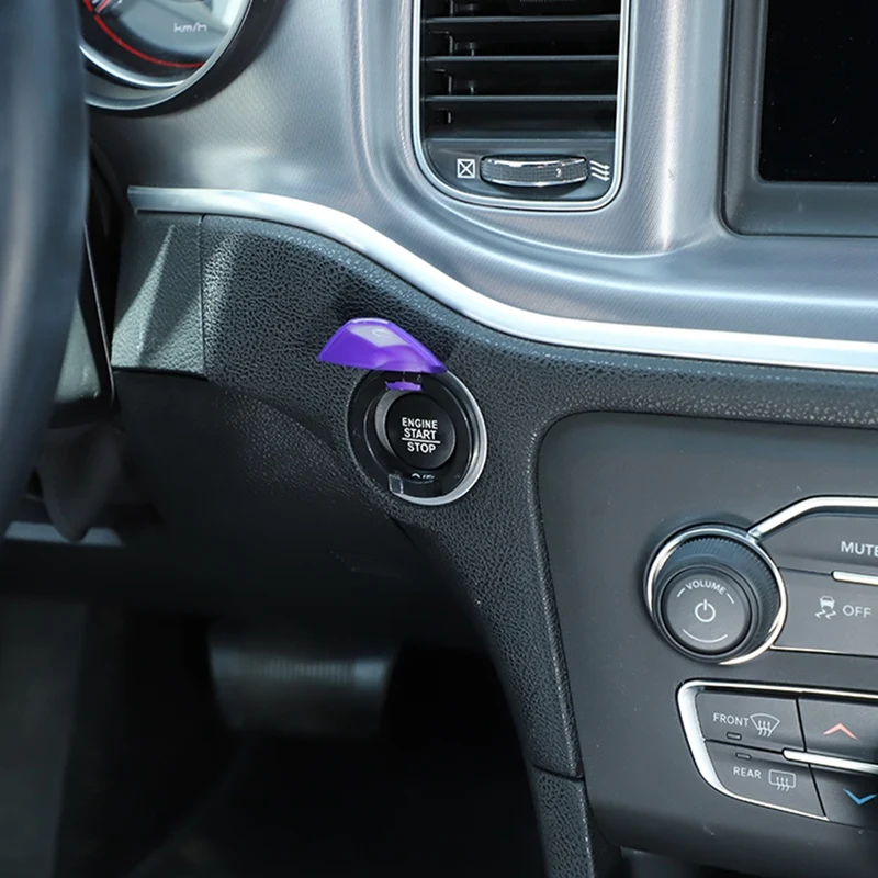 Крышка кнопки запуска двигателя и остановки для Dodge Charger Challenger 2015-2021 RAM 2018-2021