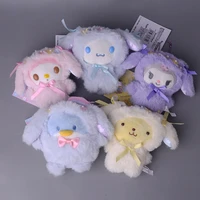 cartoon anime kawaii kuromi my melody cinnamoroll pc dog cos sanrio cute stuffed pendant plushie doll toys kids christmas gifts