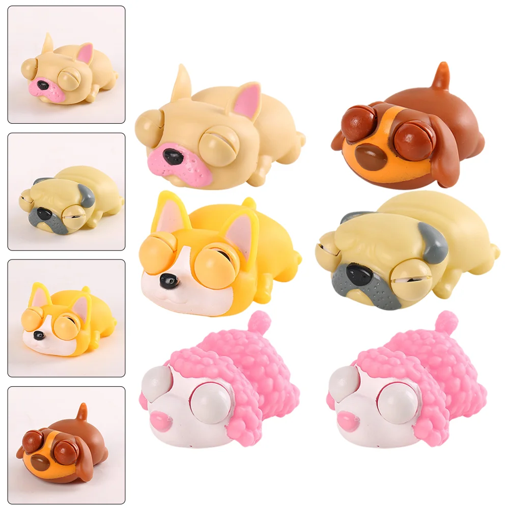 

6 шт. сжимающая Игрушка Животные декомпрессионные игрушки Смешные Мультяшные антистрессовые игрушки Мультяшные животные сжимающая игрушка Детские игрушки для стресса