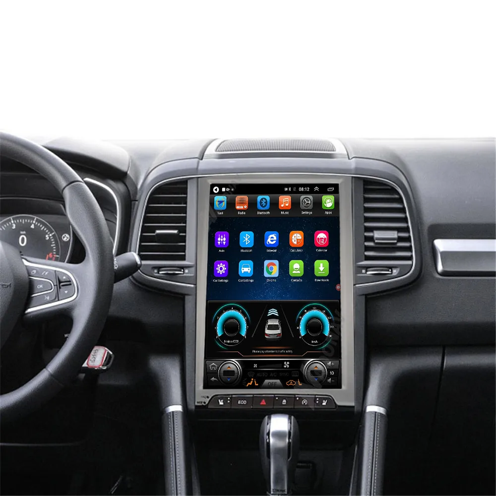 Автомагнитола 2 din 12 8 дюйма Android автомобильное стерео радио Тесла стиль для RENAULT