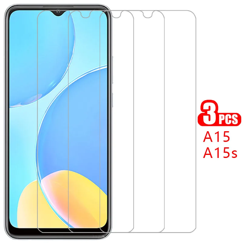 Защитное закаленное стекло для oppo a15 a15s защита экрана на oppoa15 a 15 s 15a пленка