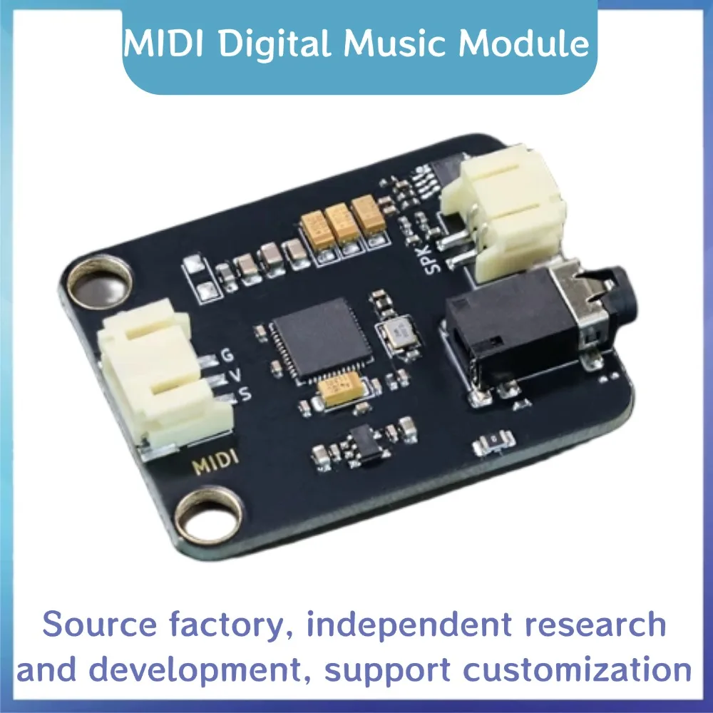 Фото Модуль цифрового MIDI-синтеза, соответствующий стандарту General MIDI 2.0, подходит для Arduino/ESP32/Microbit/Raspberry Pi. №1