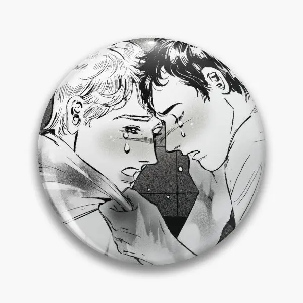 Saw But Make It 1980-х годов Shoujo Manga Мягкая пуговица Брошь Забавный значок Металлическая