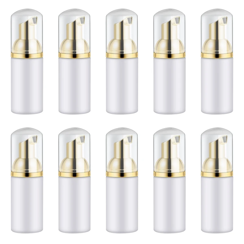 

10PCS 30ML Plastic Foaming Bottle Soap Mousses Liquid Dispenser,Froth Shampoo Lotion Bottling Foam Bottles