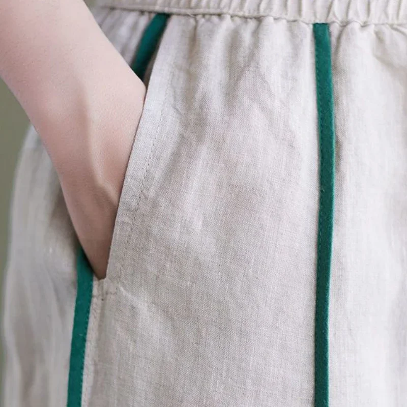 Винтажные шаровары женские мешковатые брюки классическая эстетика шикарные в