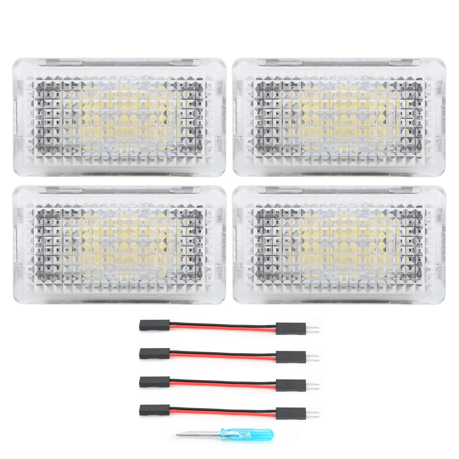 4 шт. Автомобильный свет для ног Ультра яркая замена атмосферной лампы Tesla Model 3 2018