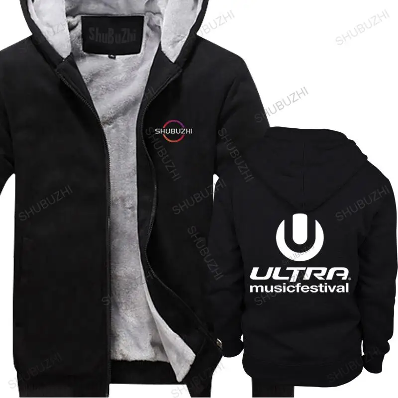 Ultra Musik Festival Benutzerdefinierte толстые толстовки Schwarz Мужская Quick-Dry Militär флисовая куртка с