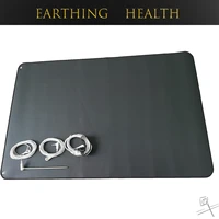 grounding yoga mat with earthing cord and rod anti skid sports fitness conductive mat for exercise antistatic healthy