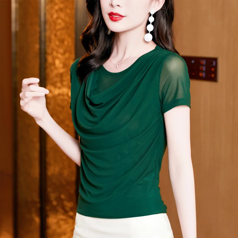 Новинка модная летняя одежда повседневная рубашка с воротником-стойкой