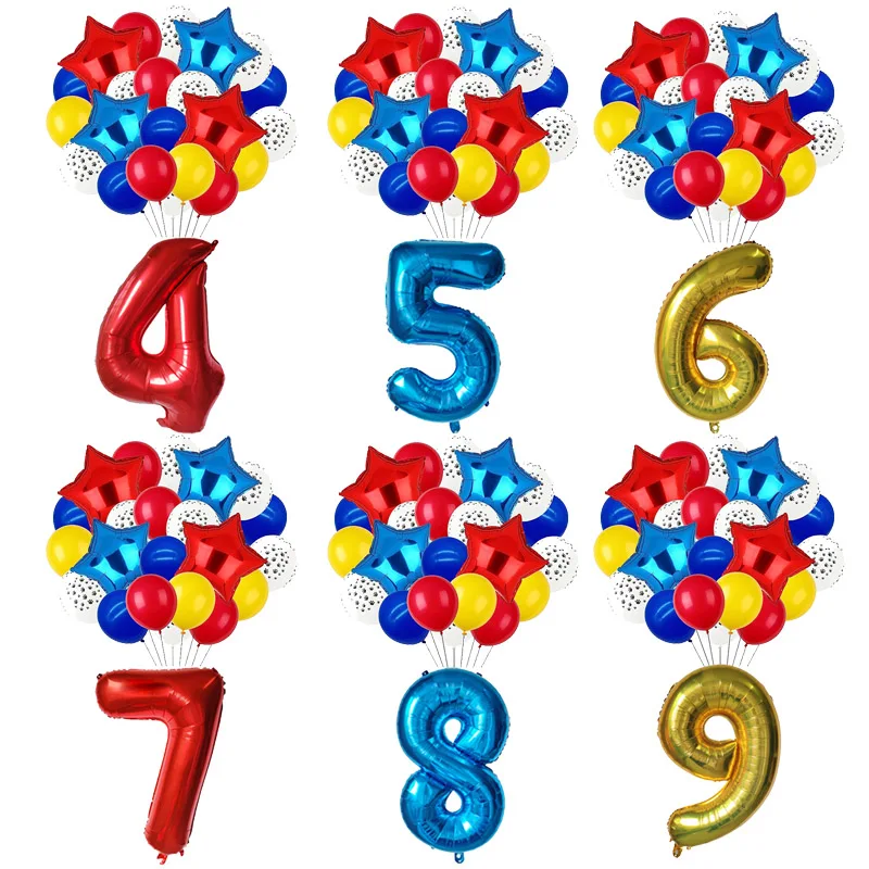 

23pcs Pets Dog Paw Bone Foil Balloons Let's Pawty Balloon Party Supplies Paws Prints Balloons Dog Birthday Party Decorations