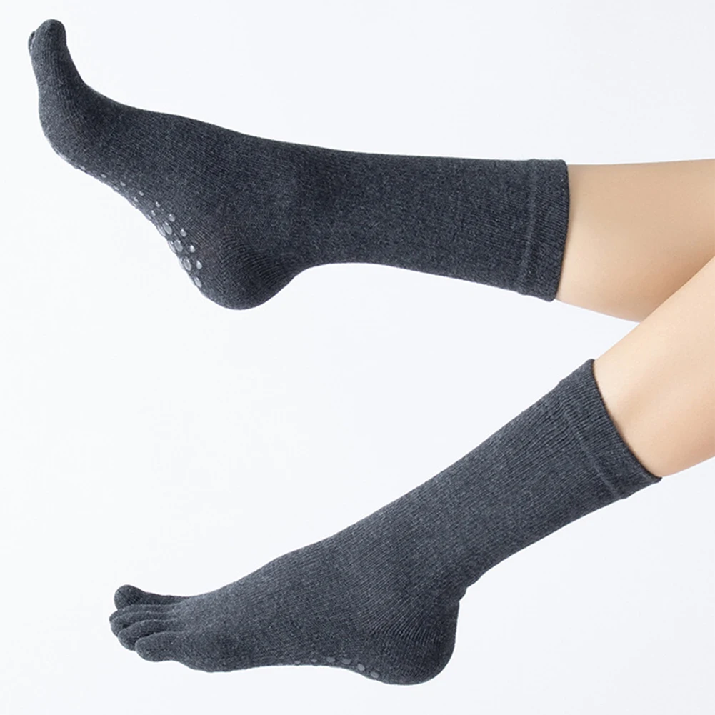 Женские противоскользящие носки для пилатеса женские спортивные фитнеса танцев