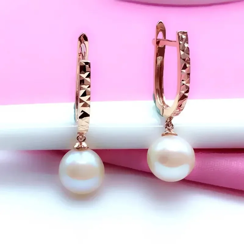 Элегантные классические ювелирные изделия женские простые серьги-подвески с