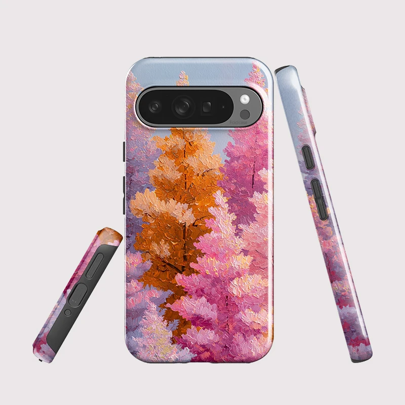 Фото Матовый акриловый чехол Fcicicase для Google Pixel 10 9 Pro XL 8 9 10 Pro 7A 8A 10A с рисунком дерева, противоударный защитный чехол №2