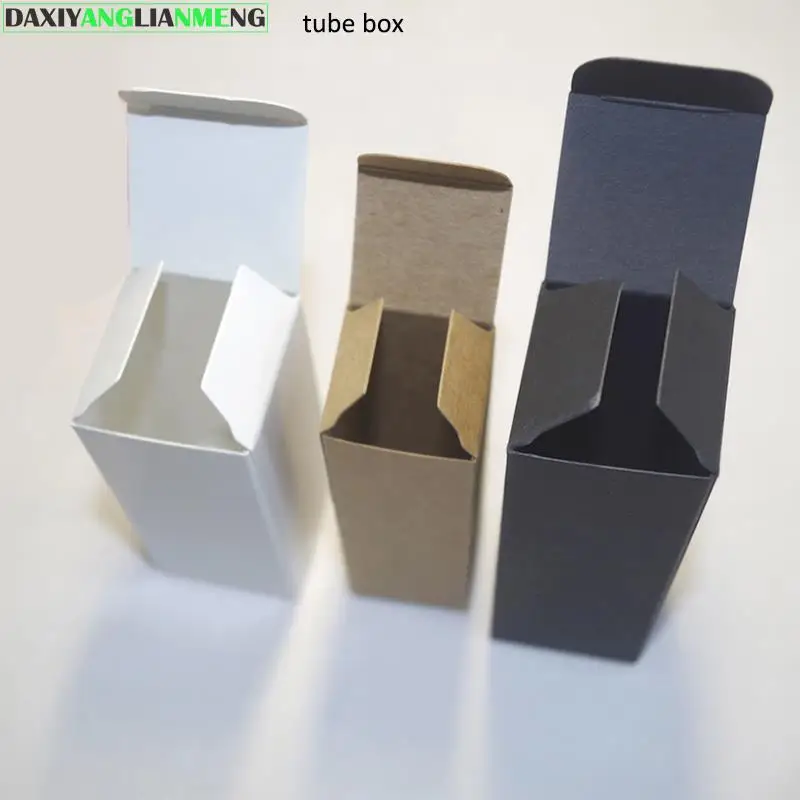 

Paper Box Packaging Valve Tube 100pcs/lot 4x4x8cm Paperboard,350gsm Kraft Wedding,wedding &