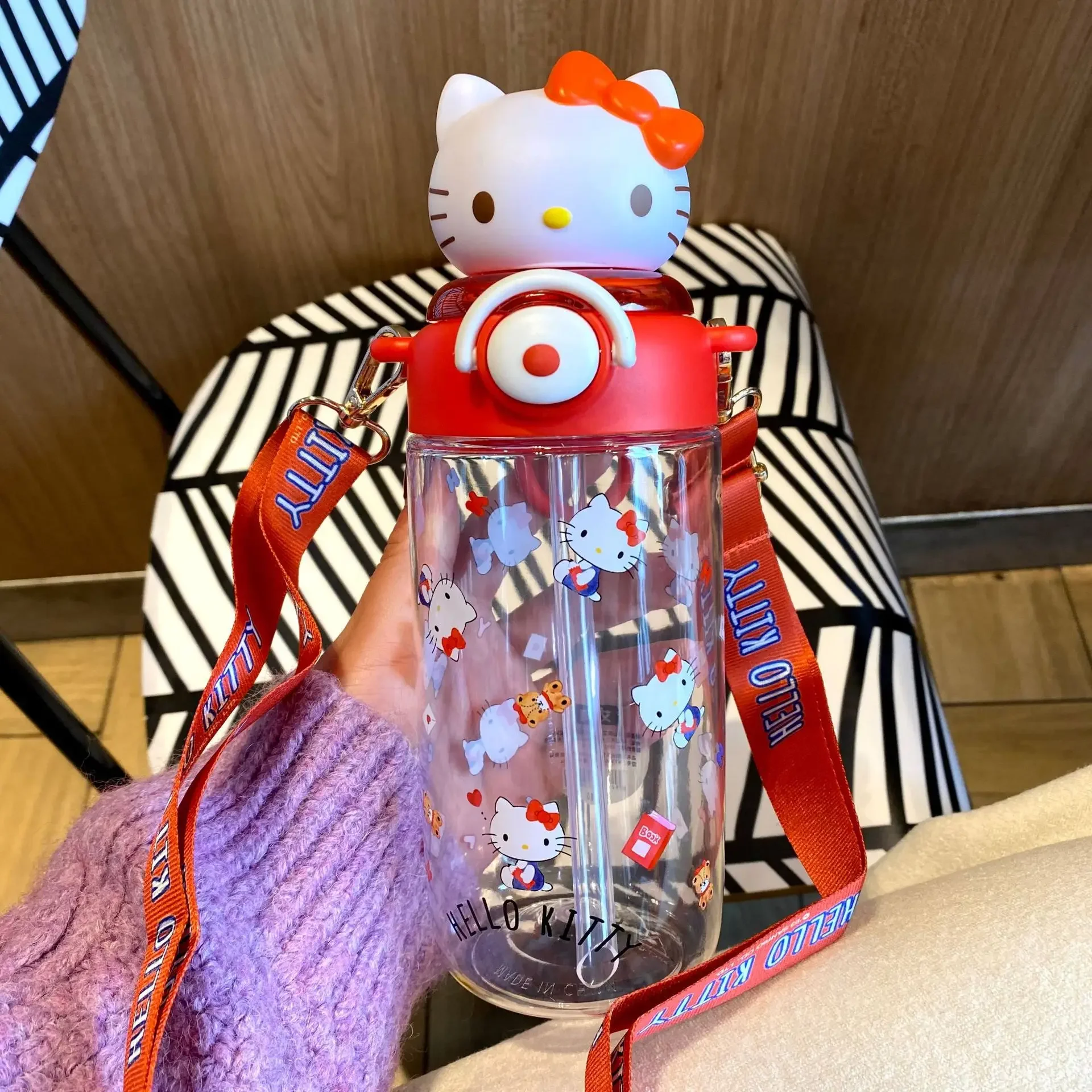 Пластиковый чайник Sanrio Melody Kuromi Hello Kitty 650 мл