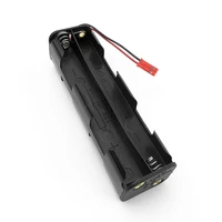 black plastic 8 x 1 5v aa batteries holder case 12v back to back long strip type battery storage box shell with jst plug